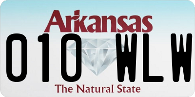 AR license plate 010WLW