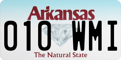 AR license plate 010WMI