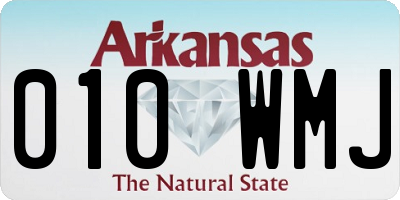 AR license plate 010WMJ