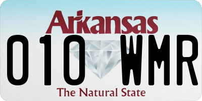 AR license plate 010WMR