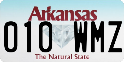 AR license plate 010WMZ