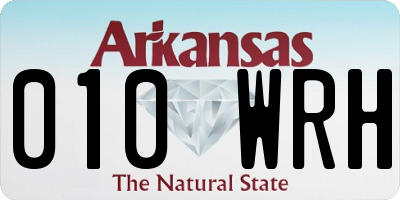 AR license plate 010WRH
