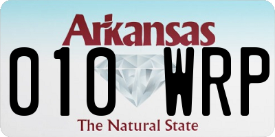 AR license plate 010WRP