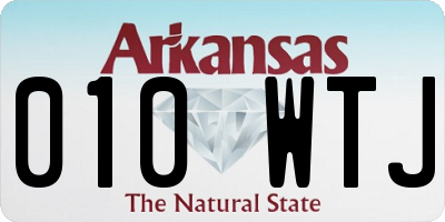 AR license plate 010WTJ