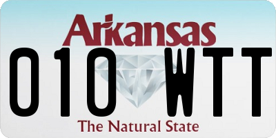 AR license plate 010WTT