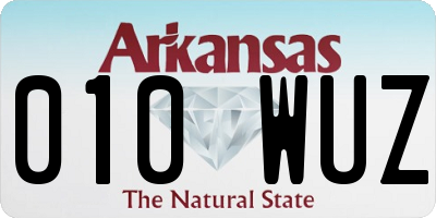 AR license plate 010WUZ