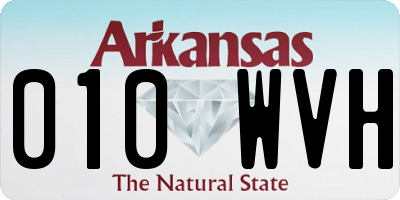 AR license plate 010WVH