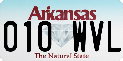 AR license plate 010WVL