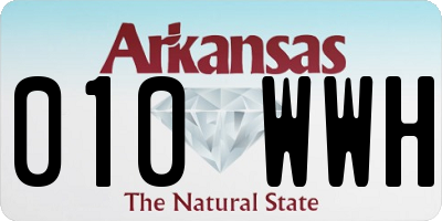 AR license plate 010WWH