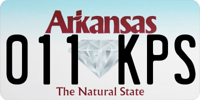 AR license plate 011KPS