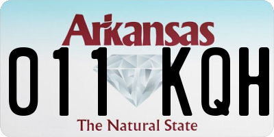AR license plate 011KQH
