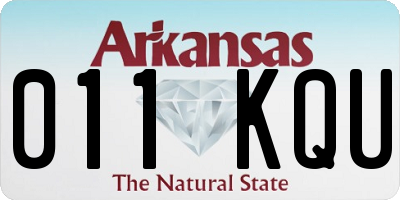 AR license plate 011KQU