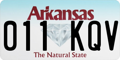 AR license plate 011KQV