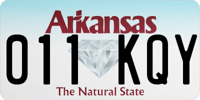 AR license plate 011KQY