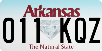 AR license plate 011KQZ