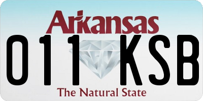AR license plate 011KSB