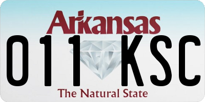 AR license plate 011KSC