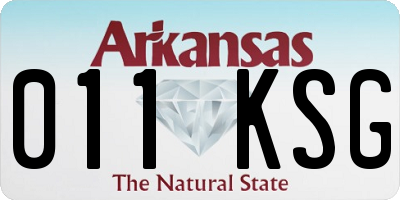 AR license plate 011KSG