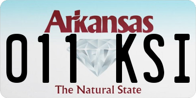 AR license plate 011KSI