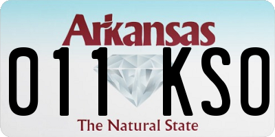 AR license plate 011KSO