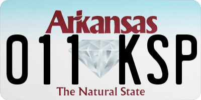 AR license plate 011KSP