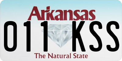 AR license plate 011KSS