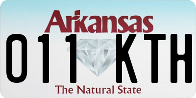 AR license plate 011KTH