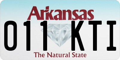 AR license plate 011KTI