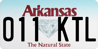 AR license plate 011KTL