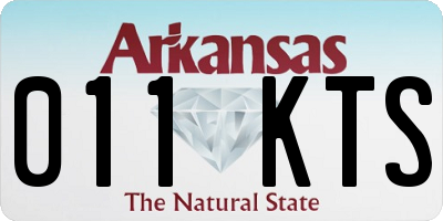 AR license plate 011KTS