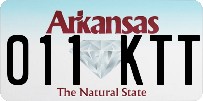 AR license plate 011KTT