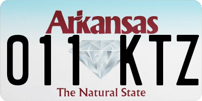 AR license plate 011KTZ