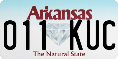AR license plate 011KUC