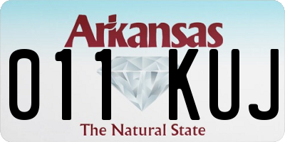 AR license plate 011KUJ