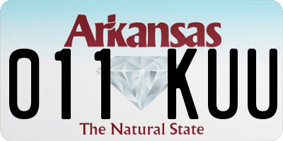 AR license plate 011KUU