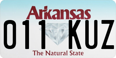 AR license plate 011KUZ