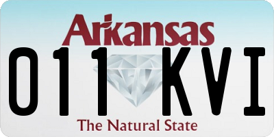 AR license plate 011KVI