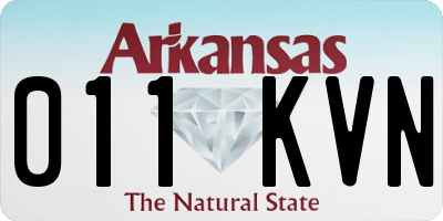 AR license plate 011KVN