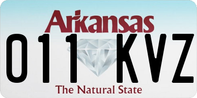 AR license plate 011KVZ