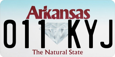 AR license plate 011KYJ