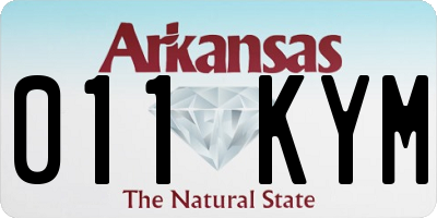 AR license plate 011KYM