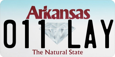 AR license plate 011LAY