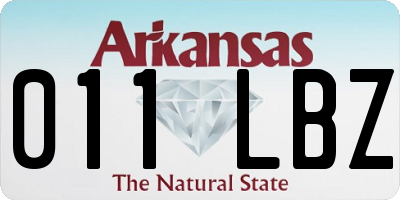 AR license plate 011LBZ