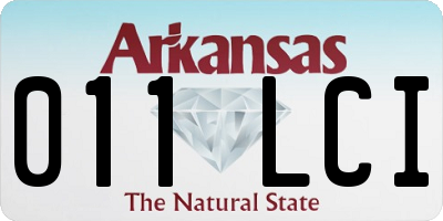 AR license plate 011LCI