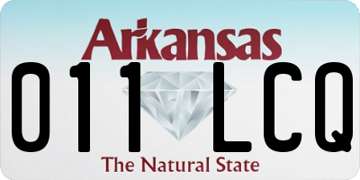 AR license plate 011LCQ