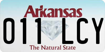 AR license plate 011LCY