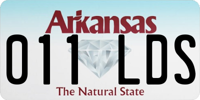 AR license plate 011LDS