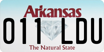 AR license plate 011LDU