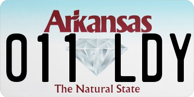 AR license plate 011LDY