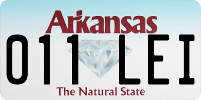 AR license plate 011LEI